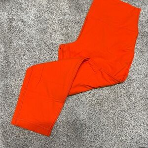 Solar Orange high rise 25” Lululemon Align leggings